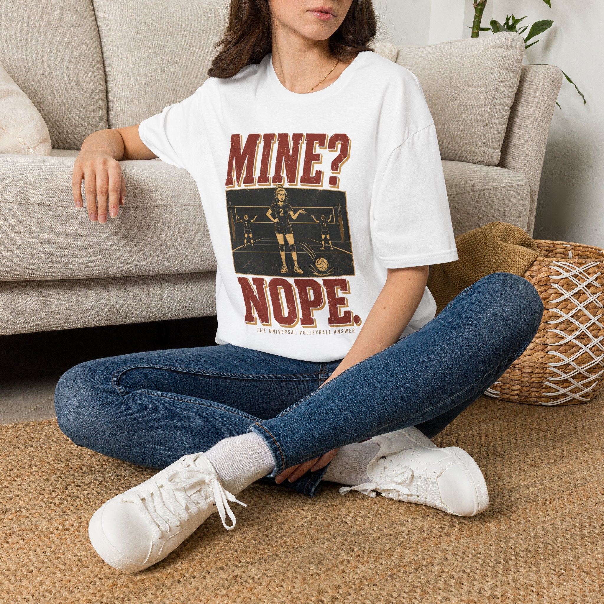 Mine Nope Volleyball T-Shirt