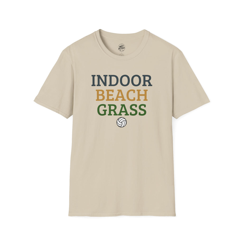 Indoor Beach Grass Volleyball T-Shirt