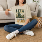 I Saw It Land - Mom Volleyball T-Shirt