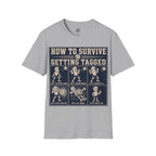 How To Survive Tagged Volleyball T-Shirt
