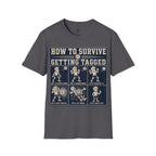 How To Survive Tagged Volleyball T-Shirt