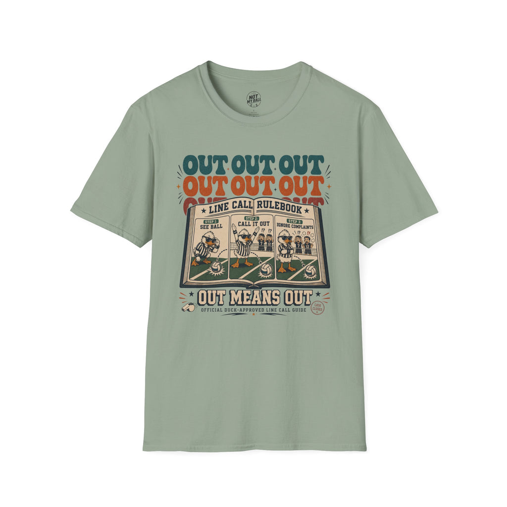 Line Call Rulebook Volleyball T-Shirt