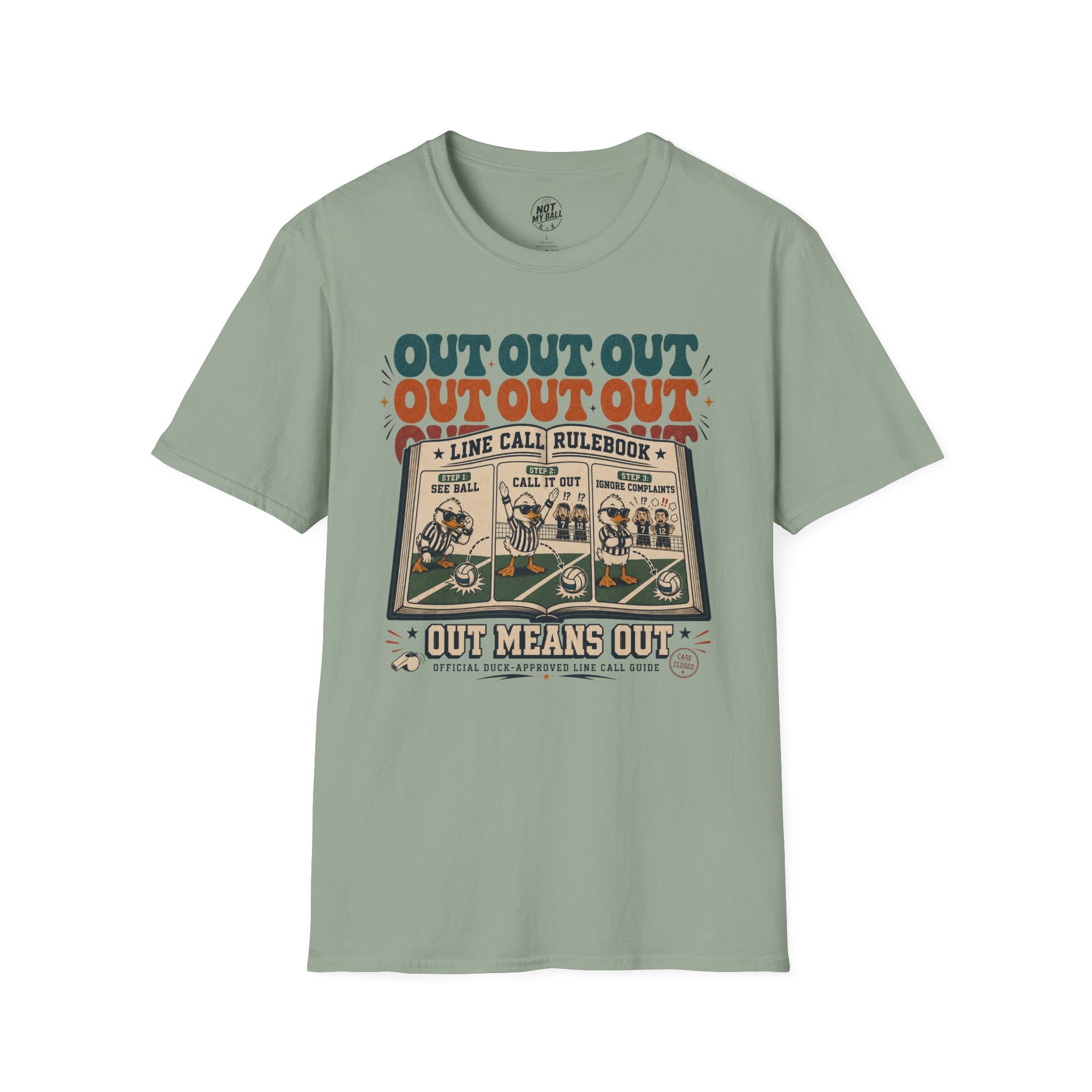 Line Call Rulebook Volleyball T-Shirt