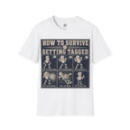 How To Survive Tagged Volleyball T-Shirt