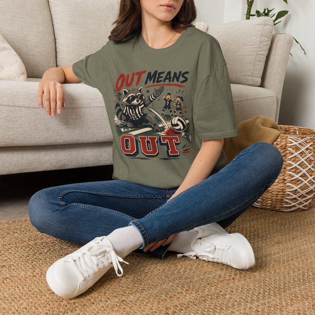 Out Means Out Volleyball T-Shirt