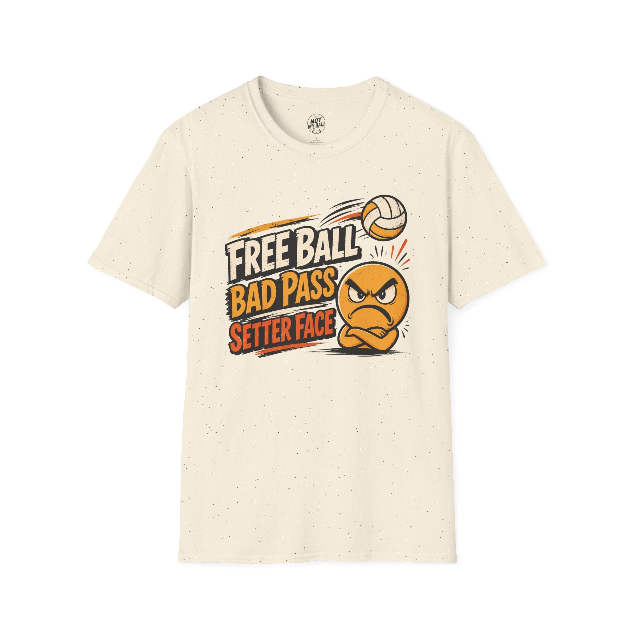 Free Ball Bad Pass Volleyball T-Shirt