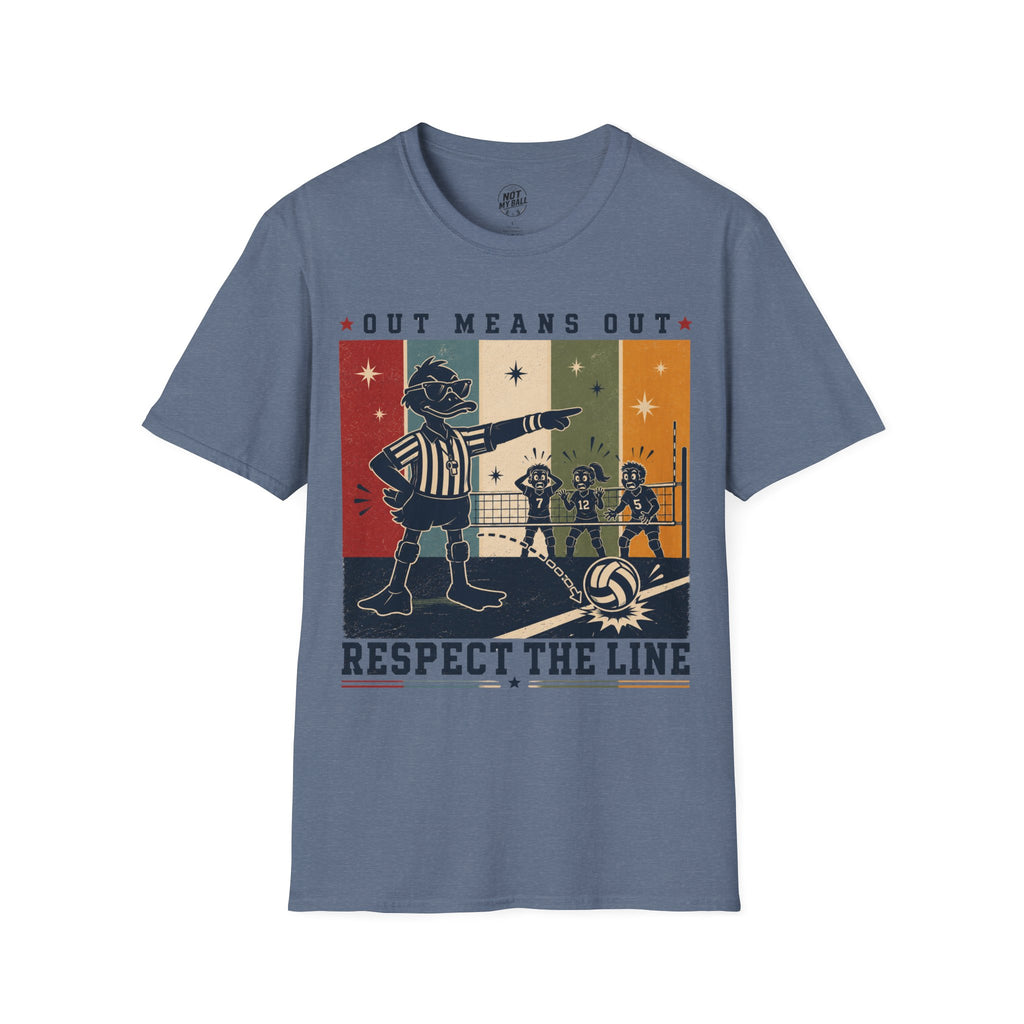 Respect The Line Volleyball T-Shirt