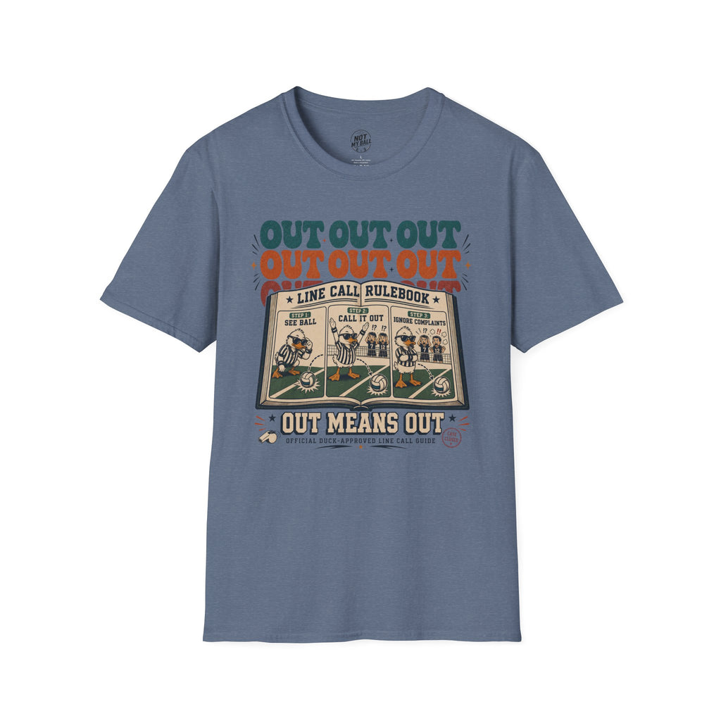 Line Call Rulebook Volleyball T-Shirt
