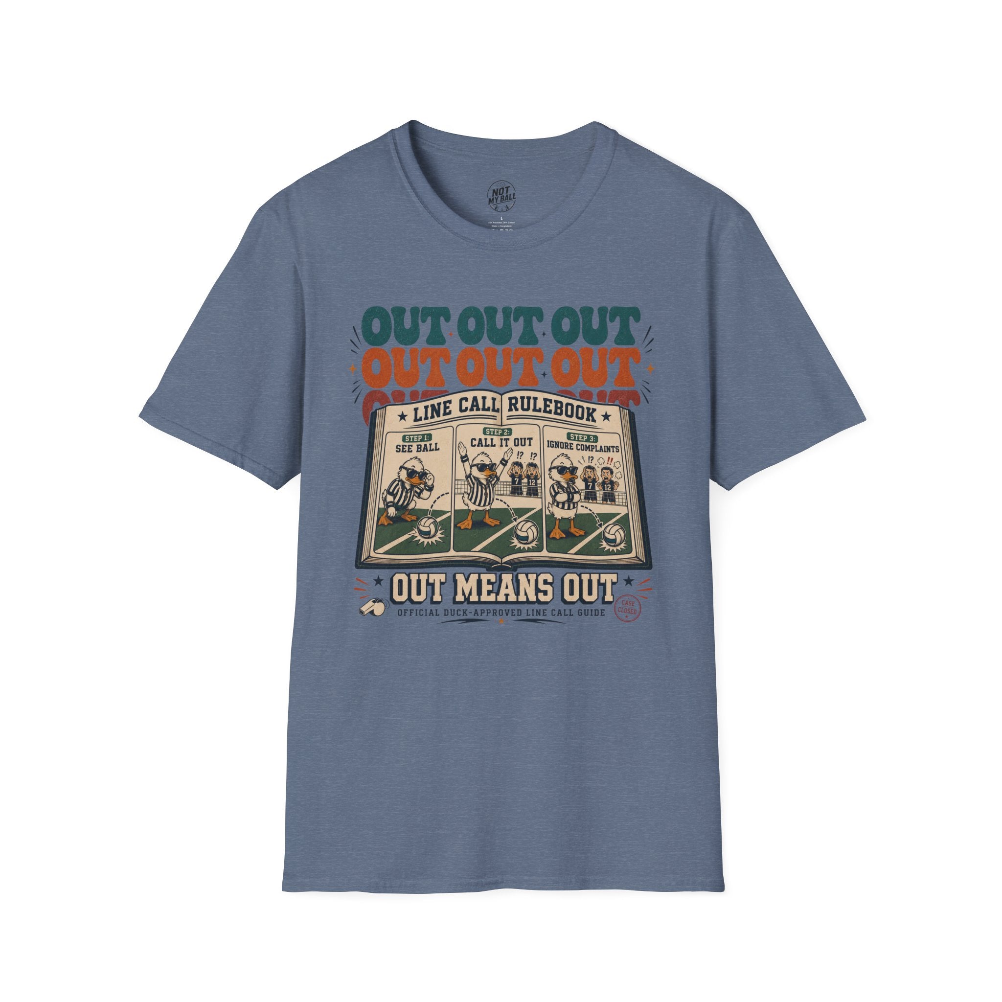 Line Call Rulebook Volleyball T-Shirt