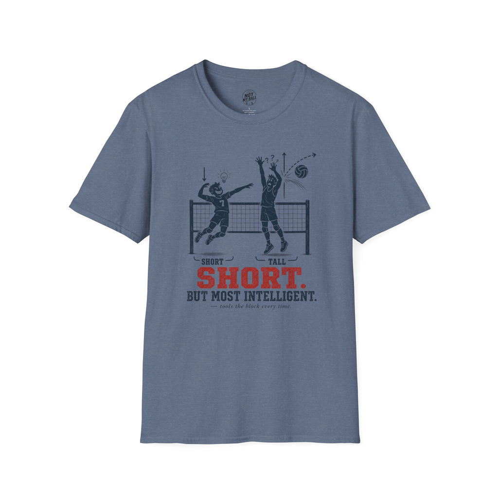 Short But Most Intelligent Volleyball T-Shirt