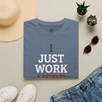 I Just Work Here Volleyball T-Shirt
