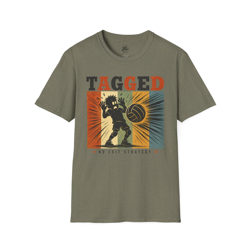Tagged No Exit Volleyball T-Shirt