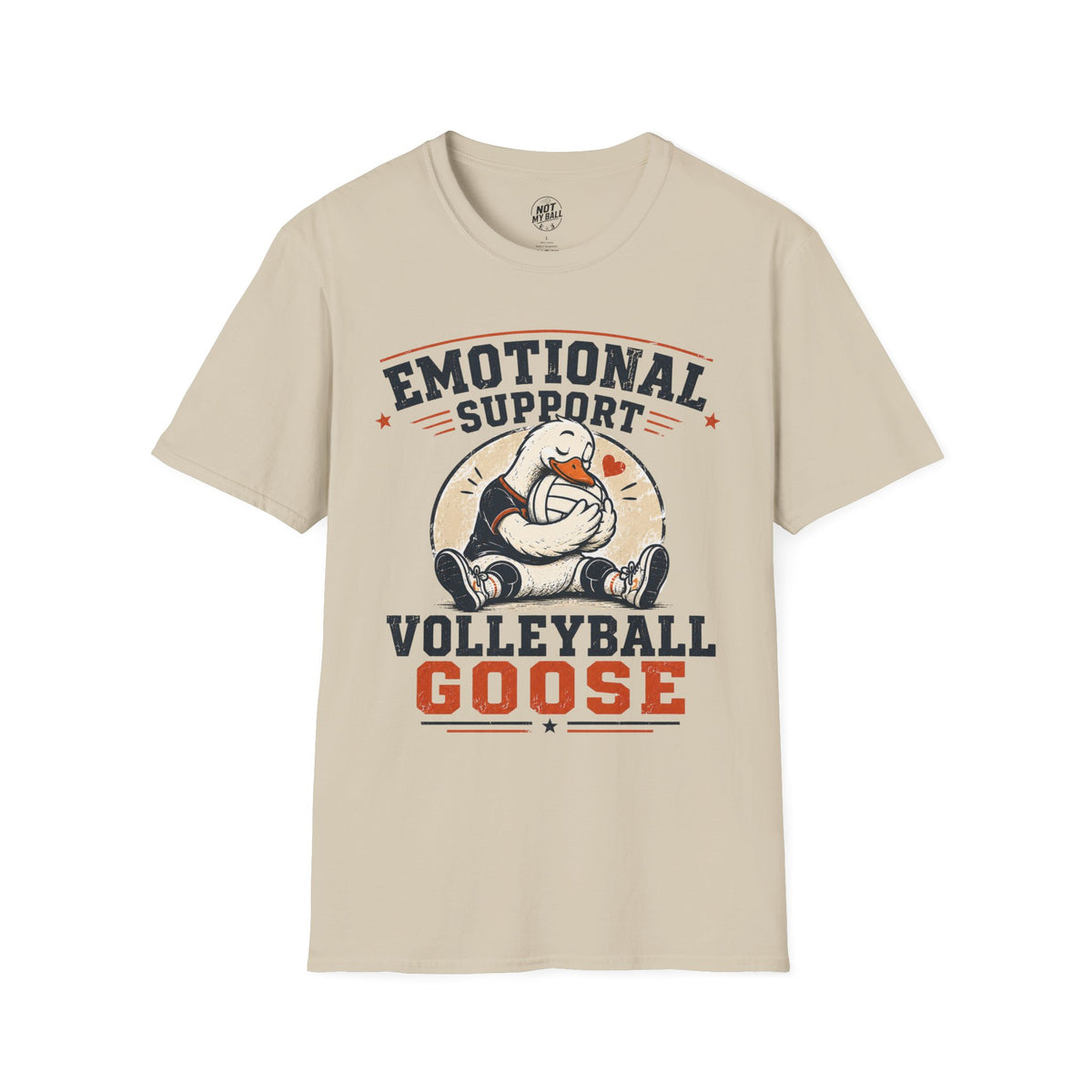 Emotional Support Volleyball T-Shirt