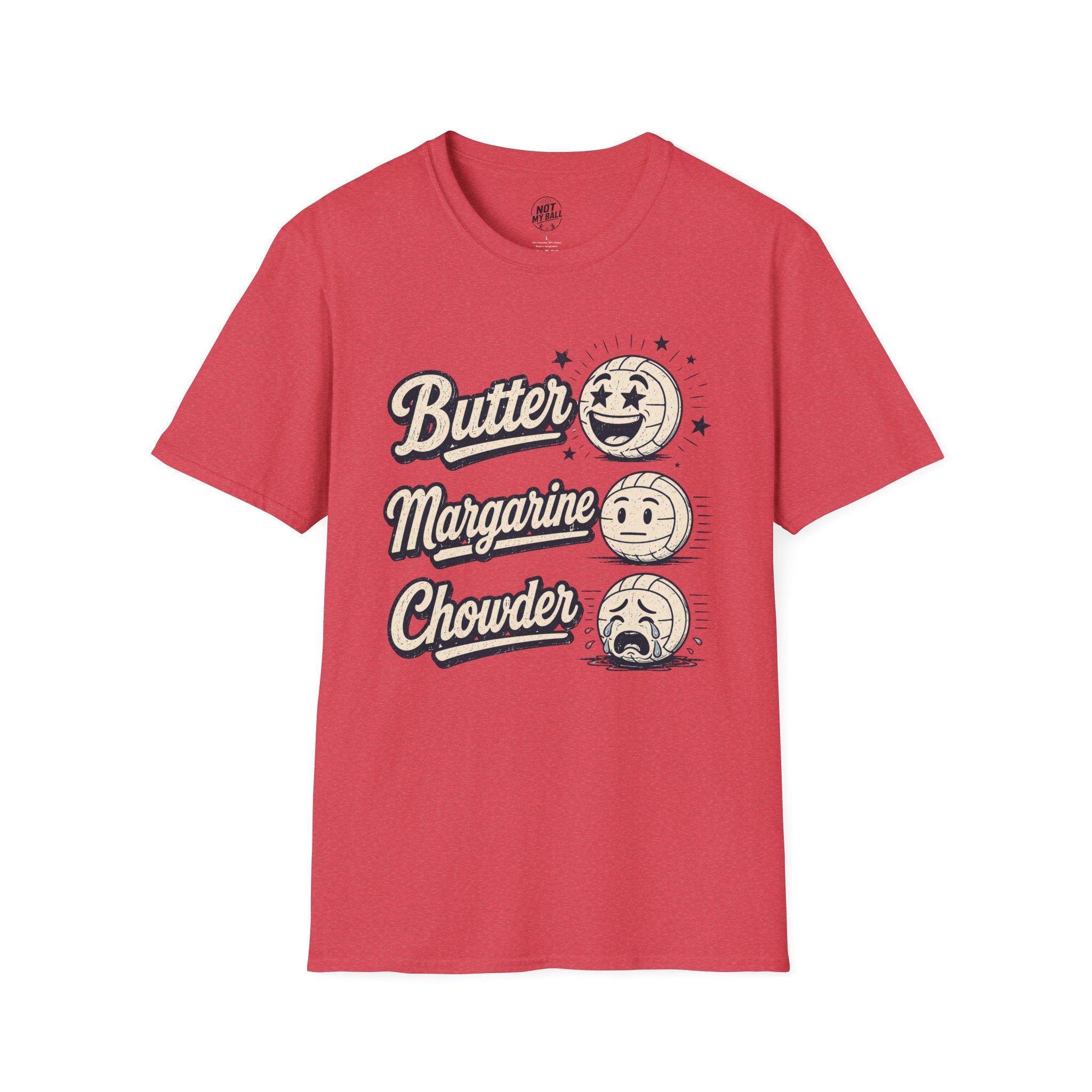Butter Margarine Chowder Volleyball T-Shirt