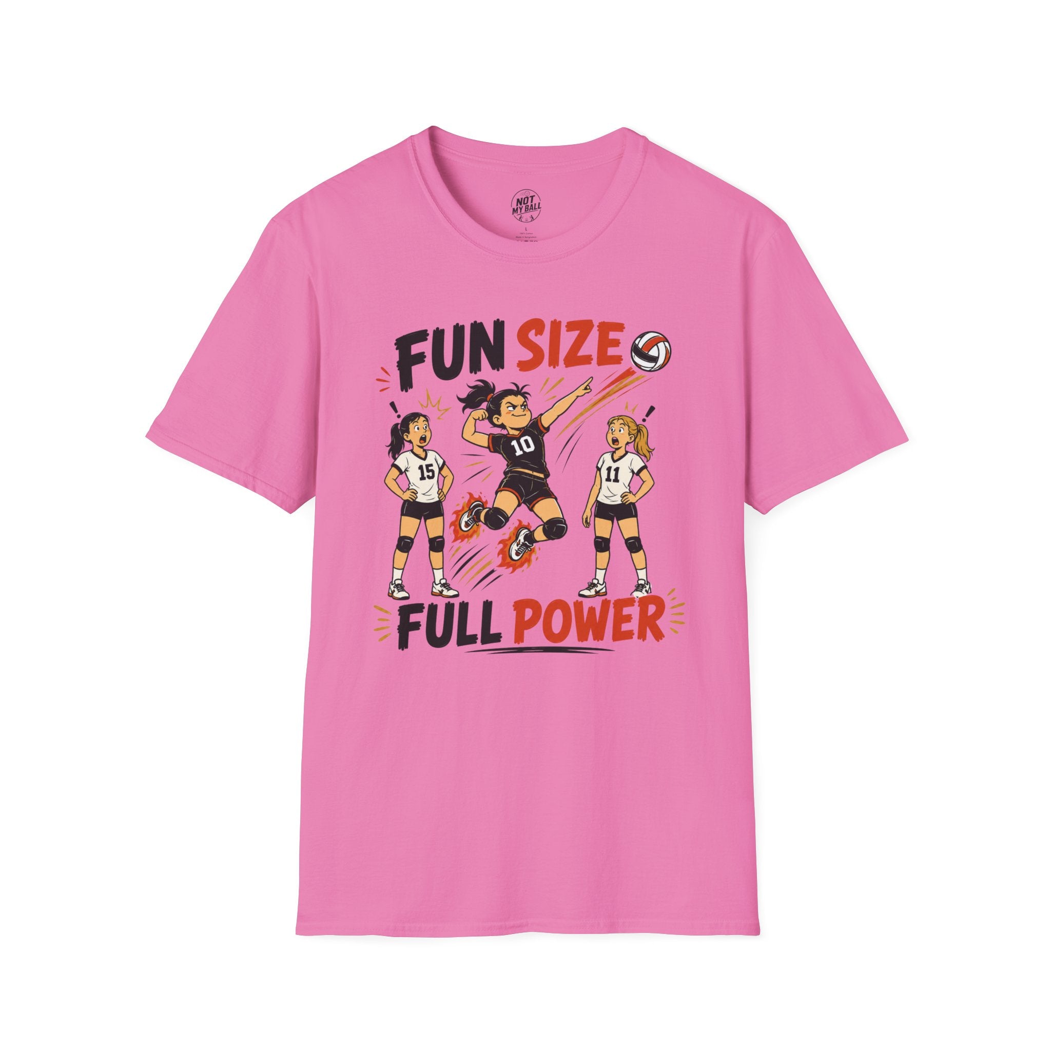 Fun Size Full Power Volleyball T-Shirt