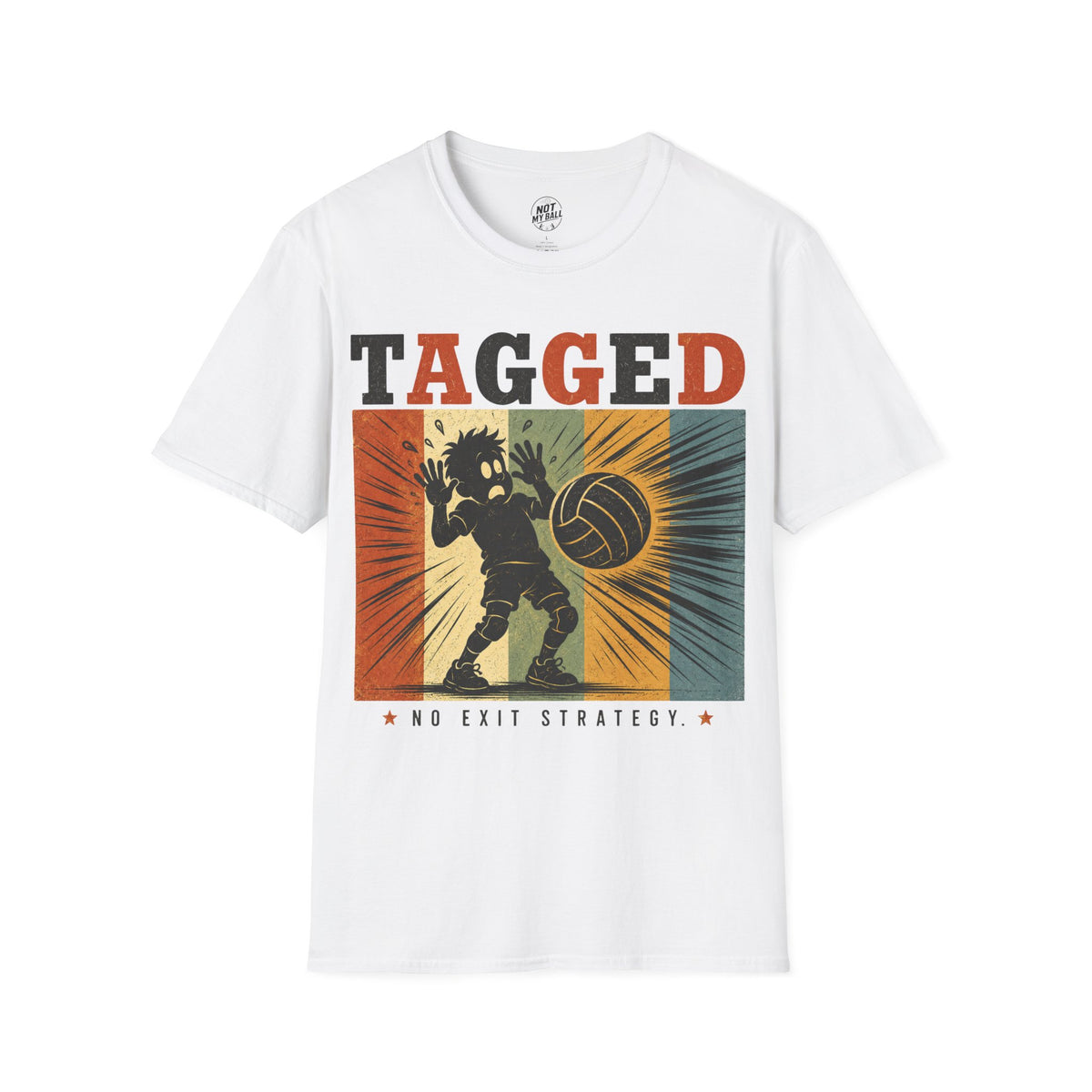 Tagged No Exit Volleyball T-Shirt