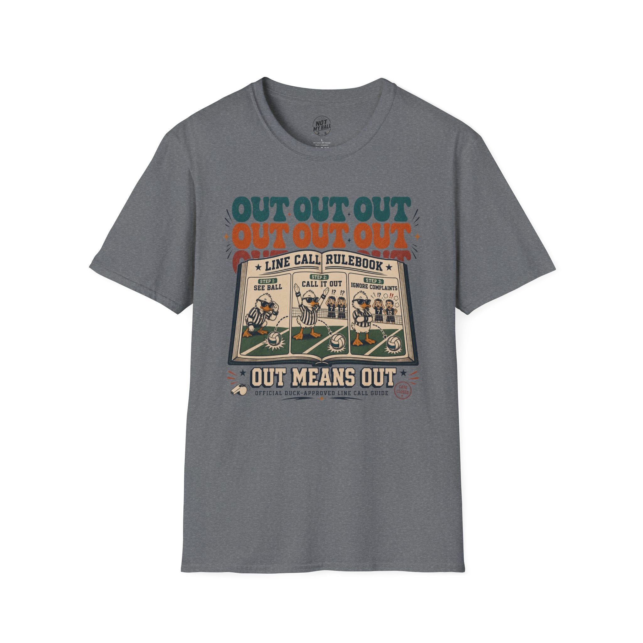 Line Call Rulebook Volleyball T-Shirt