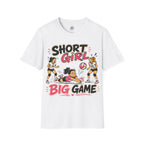 Short Girl Big Game Volleyball T-Shirt