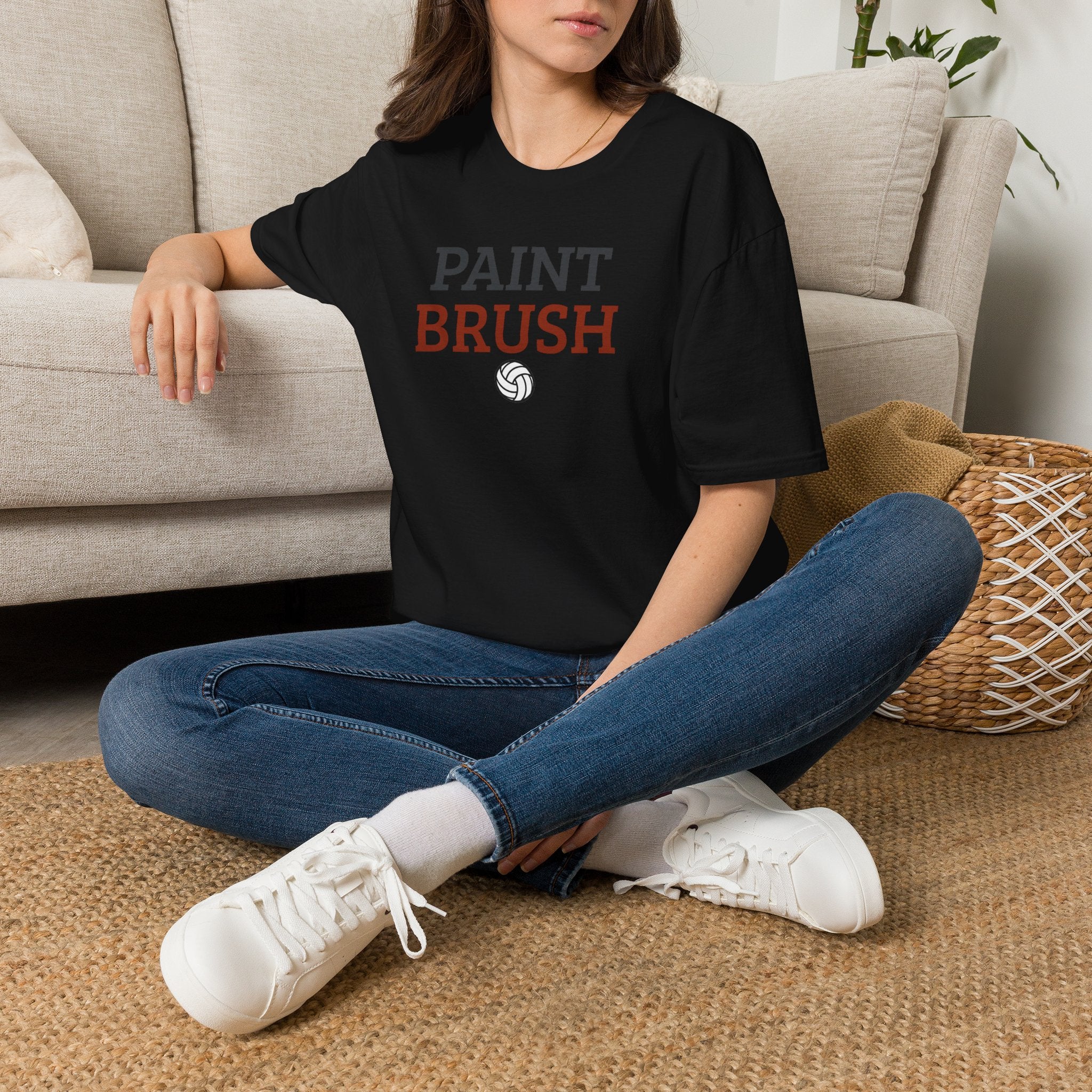 Paintbrush Volleyball T-Shirt