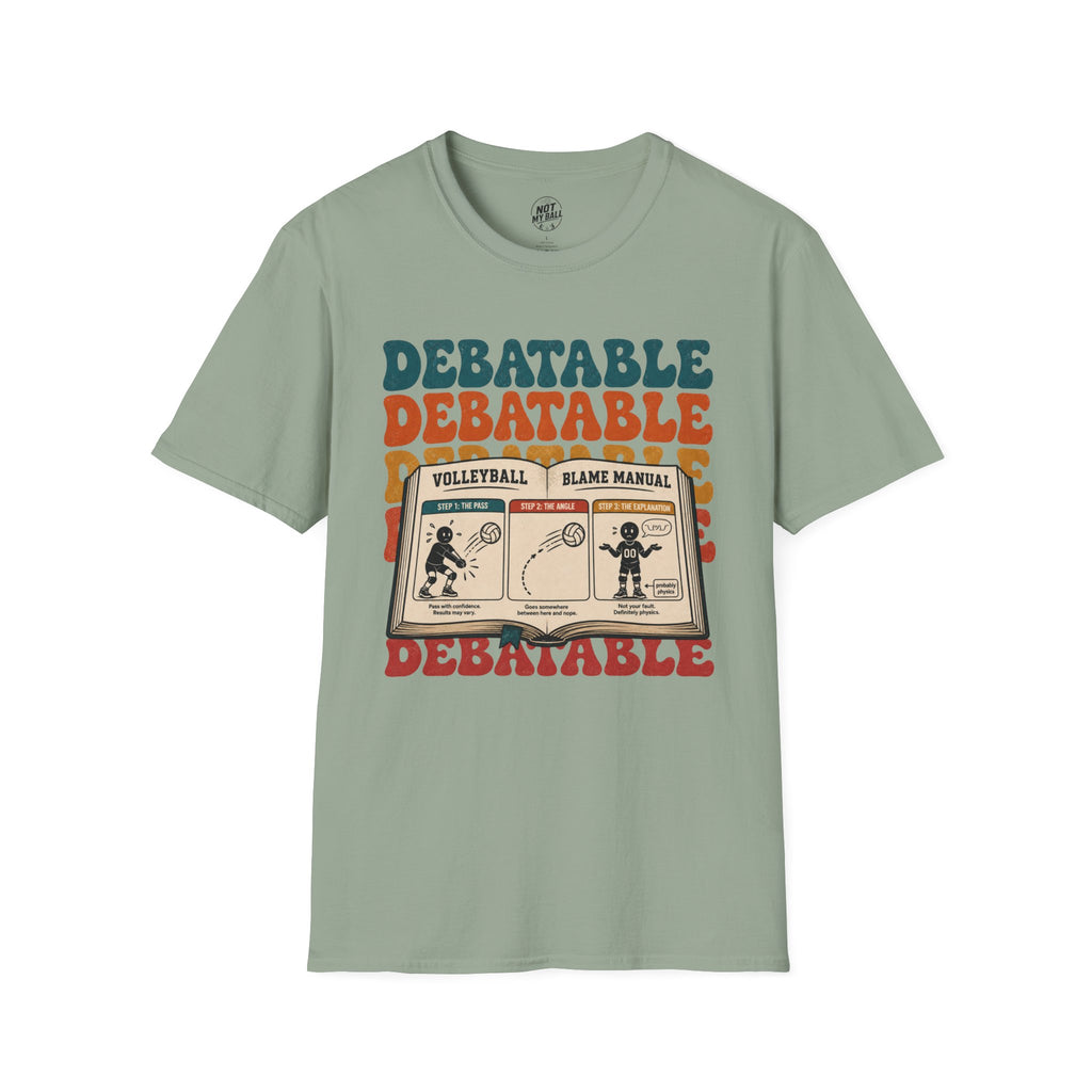 Volleyball Blame Manual T-Shirt
