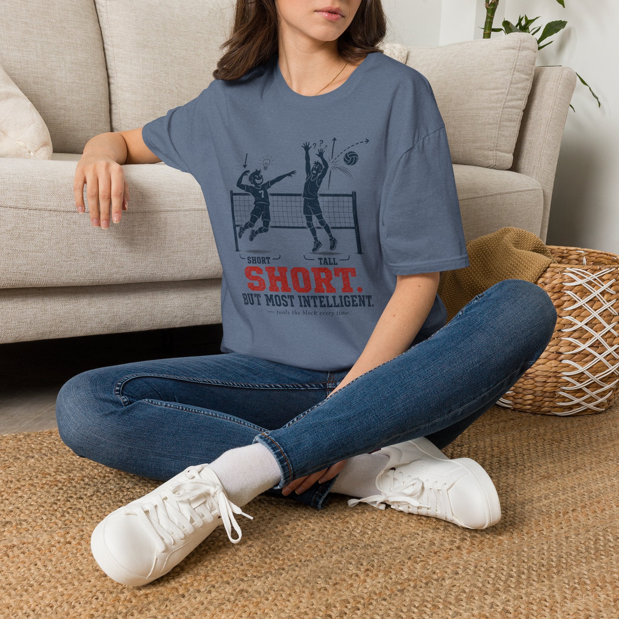 Short But Most Intelligent Volleyball T-Shirt