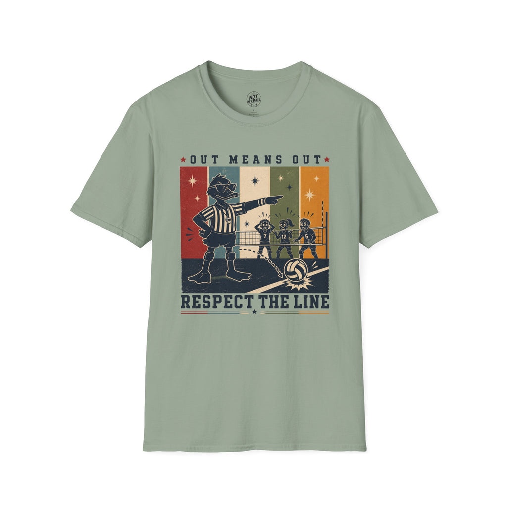 Respect The Line Volleyball T-Shirt