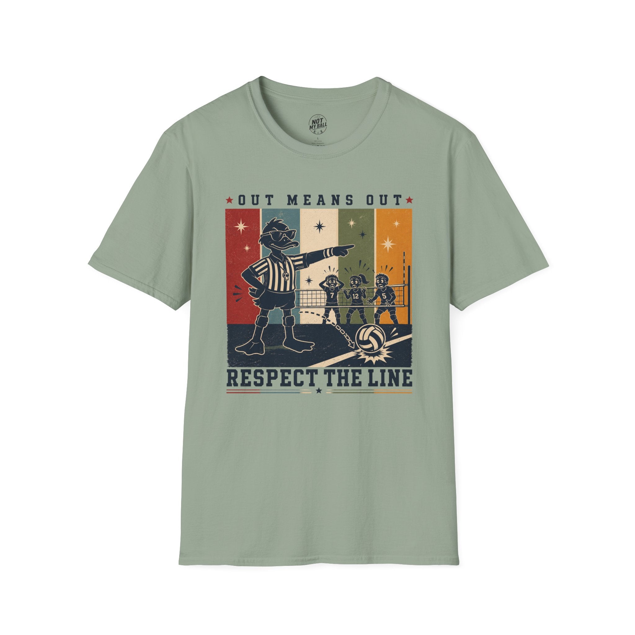 Respect The Line Volleyball T-Shirt
