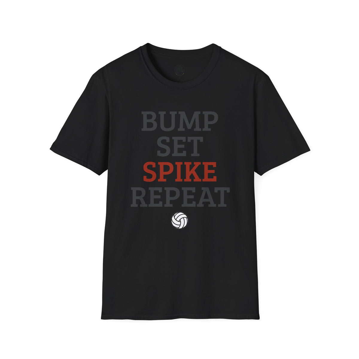 Bump Set Spike Repeat Volleyball T-Shirt