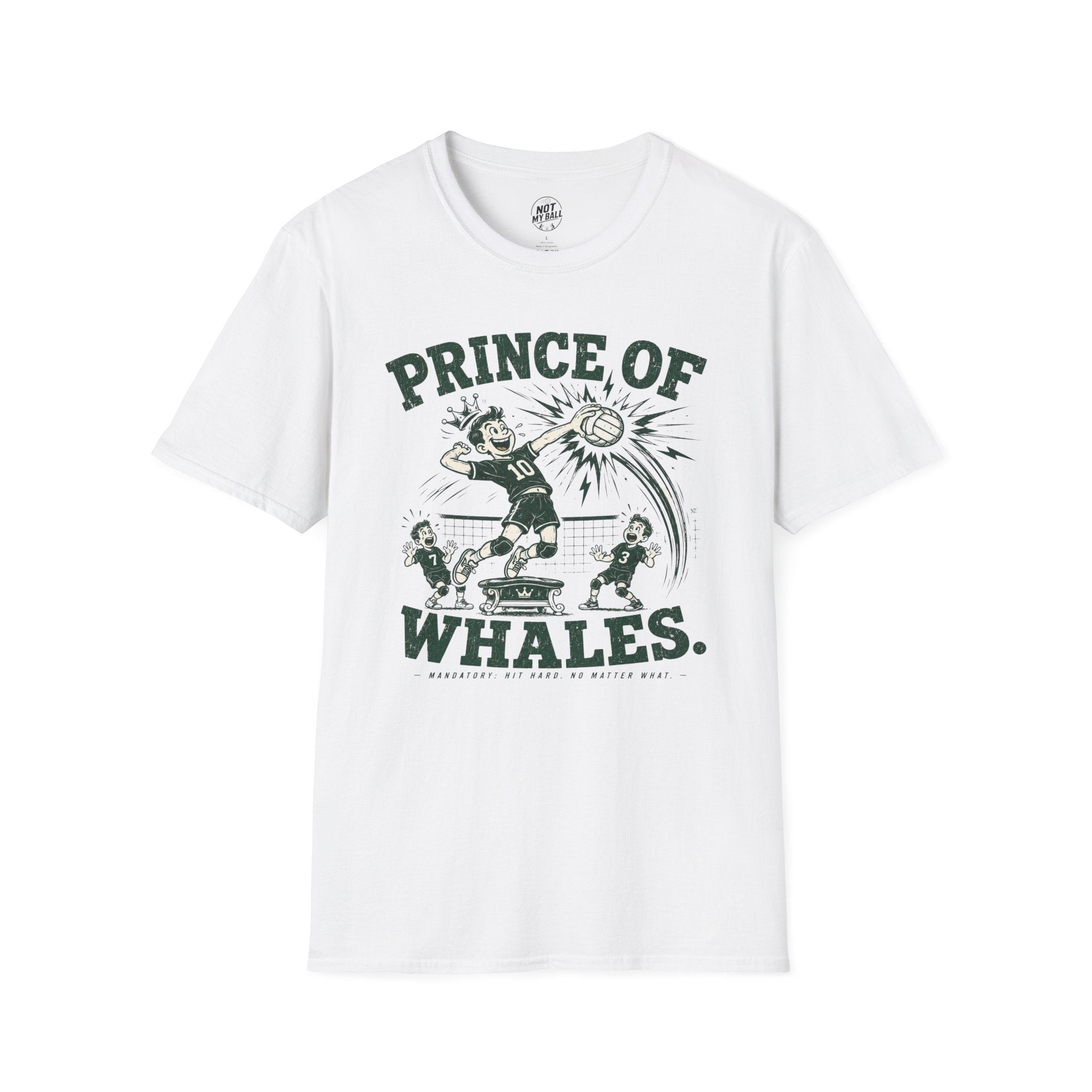 Prince of Whales 2 Volleyball T-Shirt
