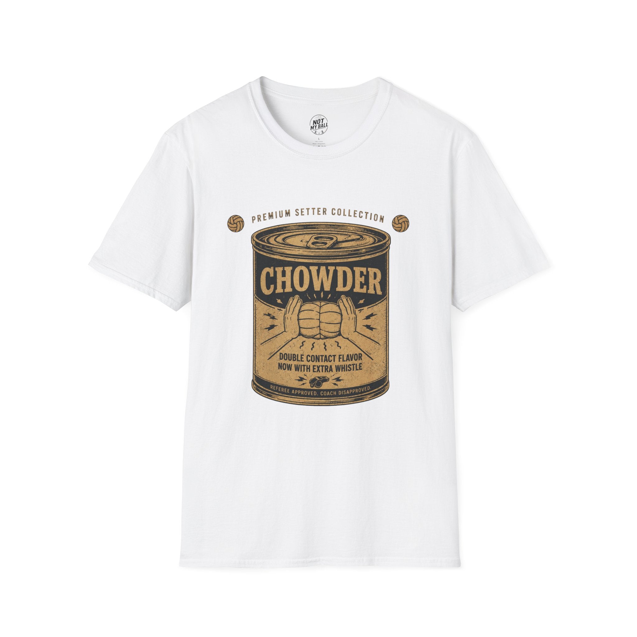 Chowder Can Volleyball T-Shirt