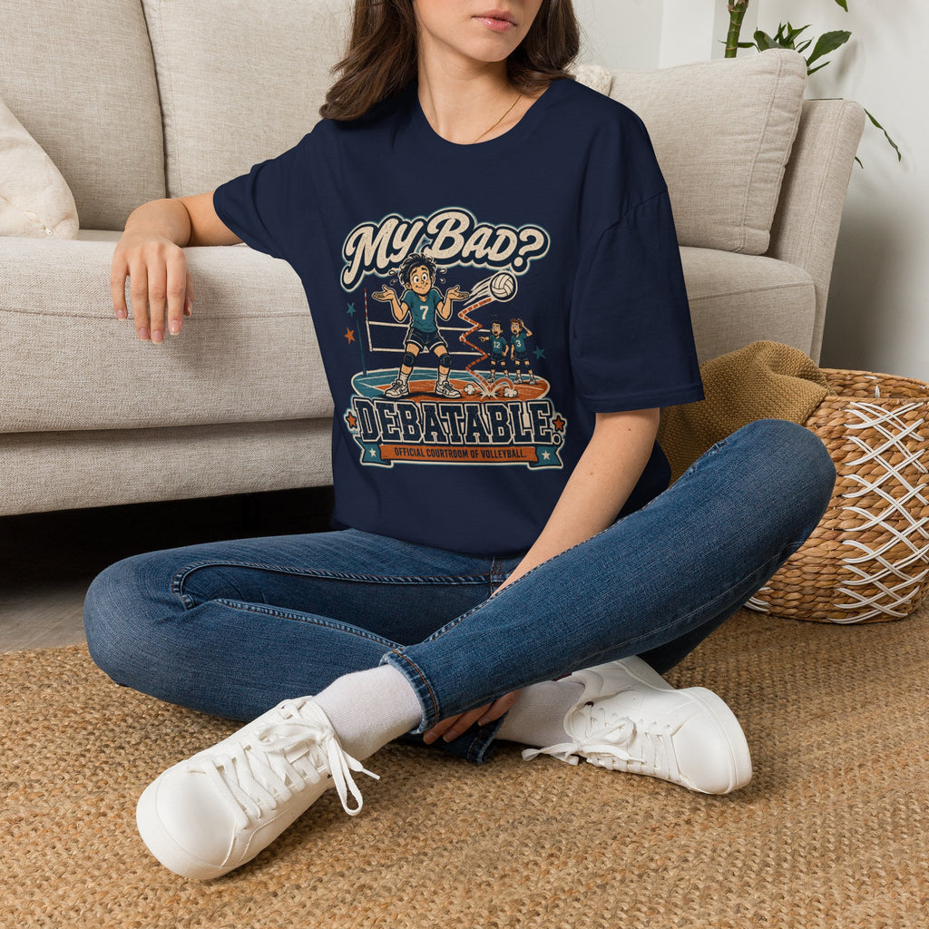 My Bad Debatable - Boys Volleyball T-Shirt