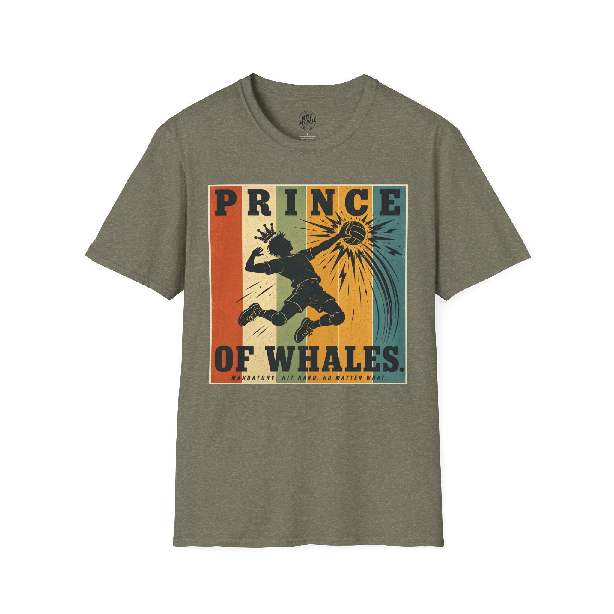 Prince of Whales Volleyball T-Shirt