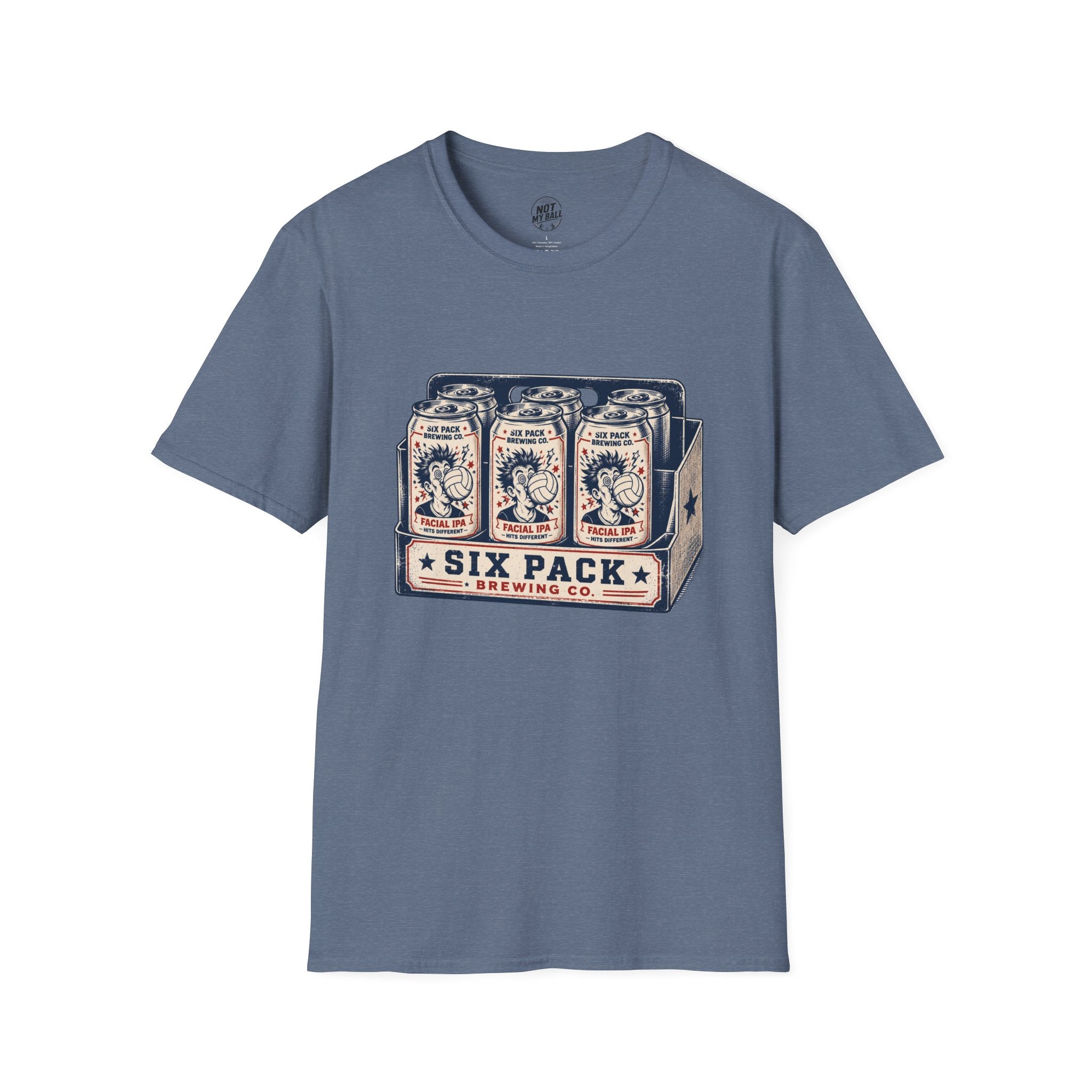 Six Pack IPA Volleyball T-Shirt