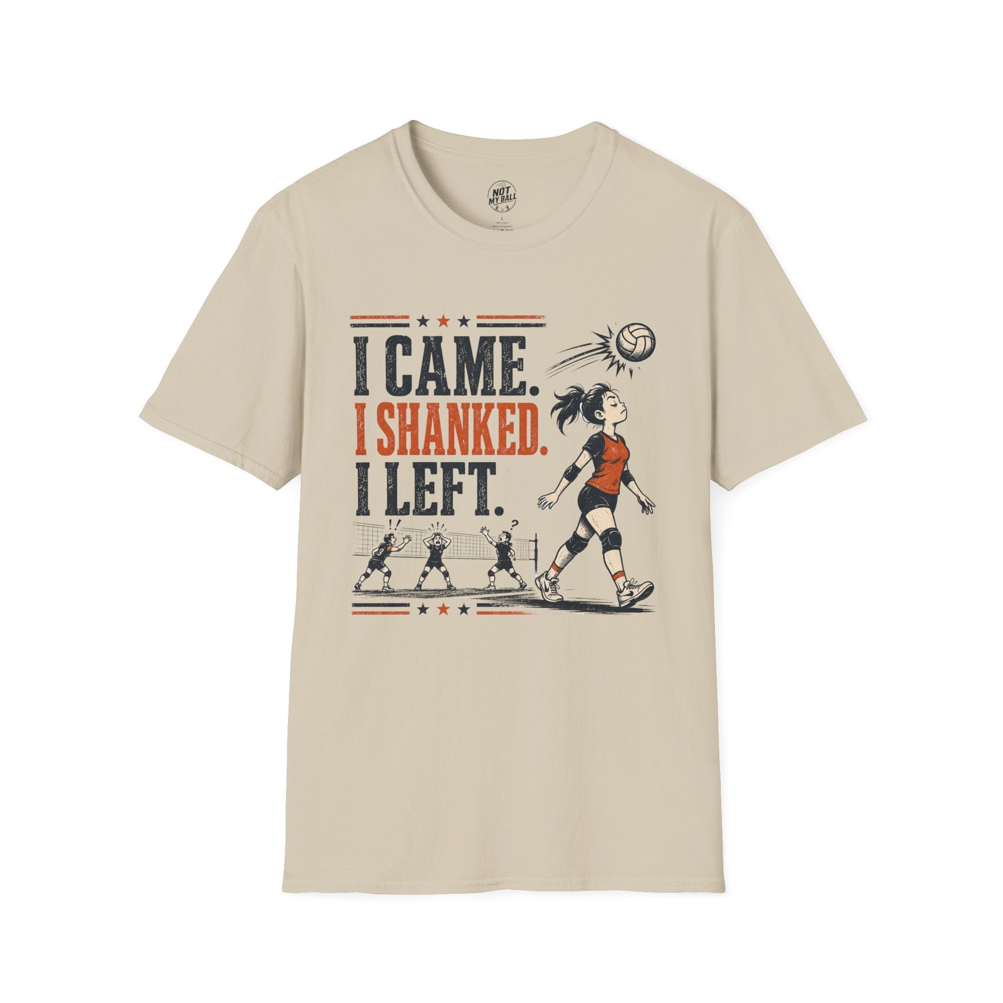 I Came Shanked Left Volleyball T-Shirt