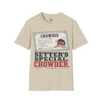 Chowder Menu Volleyball T-Shirt
