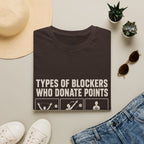 Types Of Blockers Volleyball T-Shirt