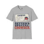 Chowder Menu Volleyball T-Shirt