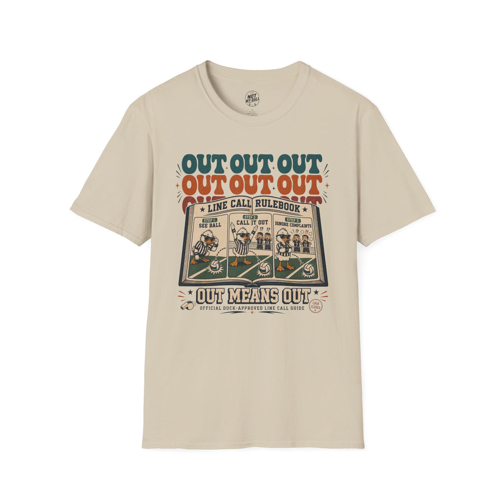 Line Call Rulebook Volleyball T-Shirt