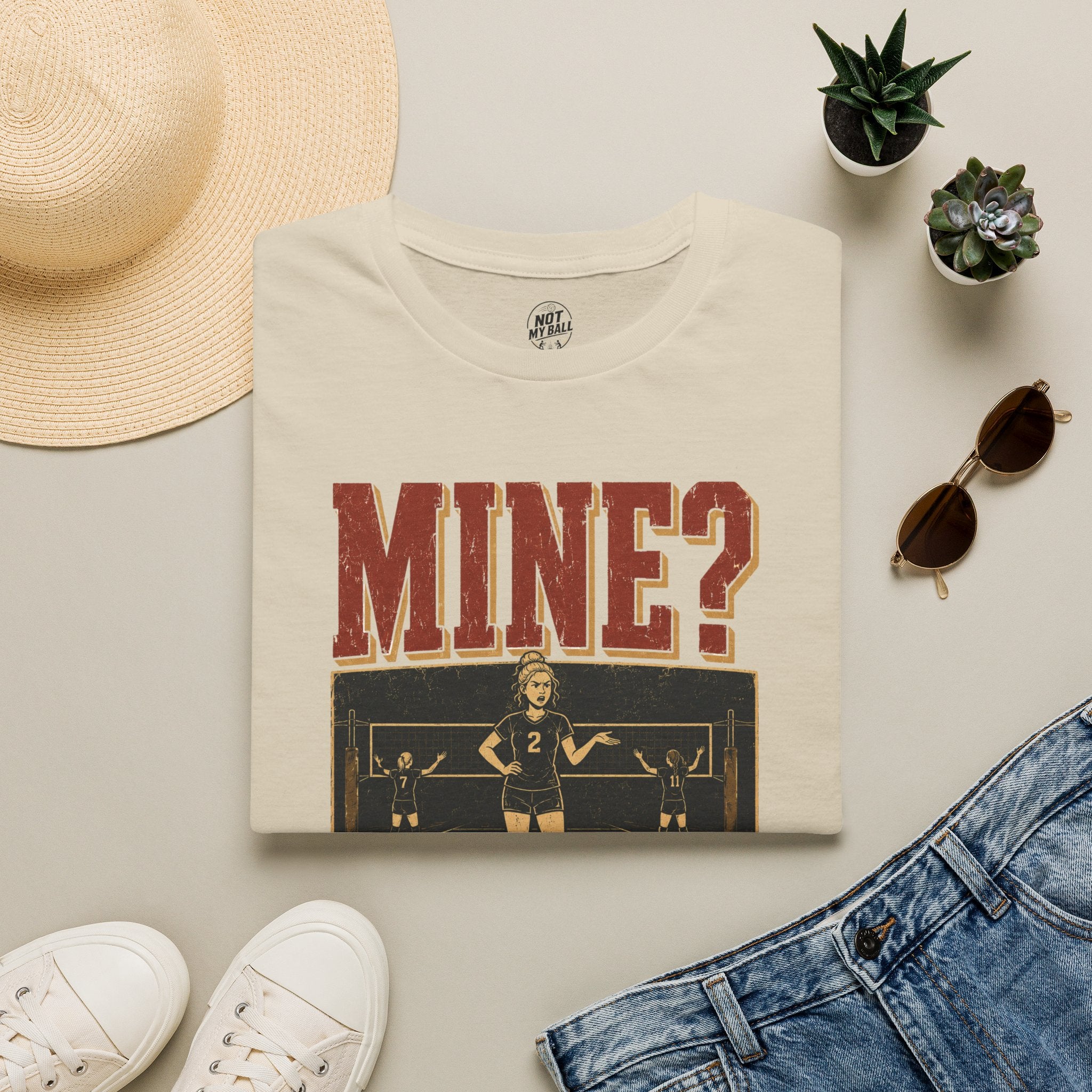 Mine Nope Volleyball T-Shirt