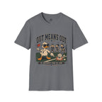 Out Means Out Duck Volleyball T-Shirt