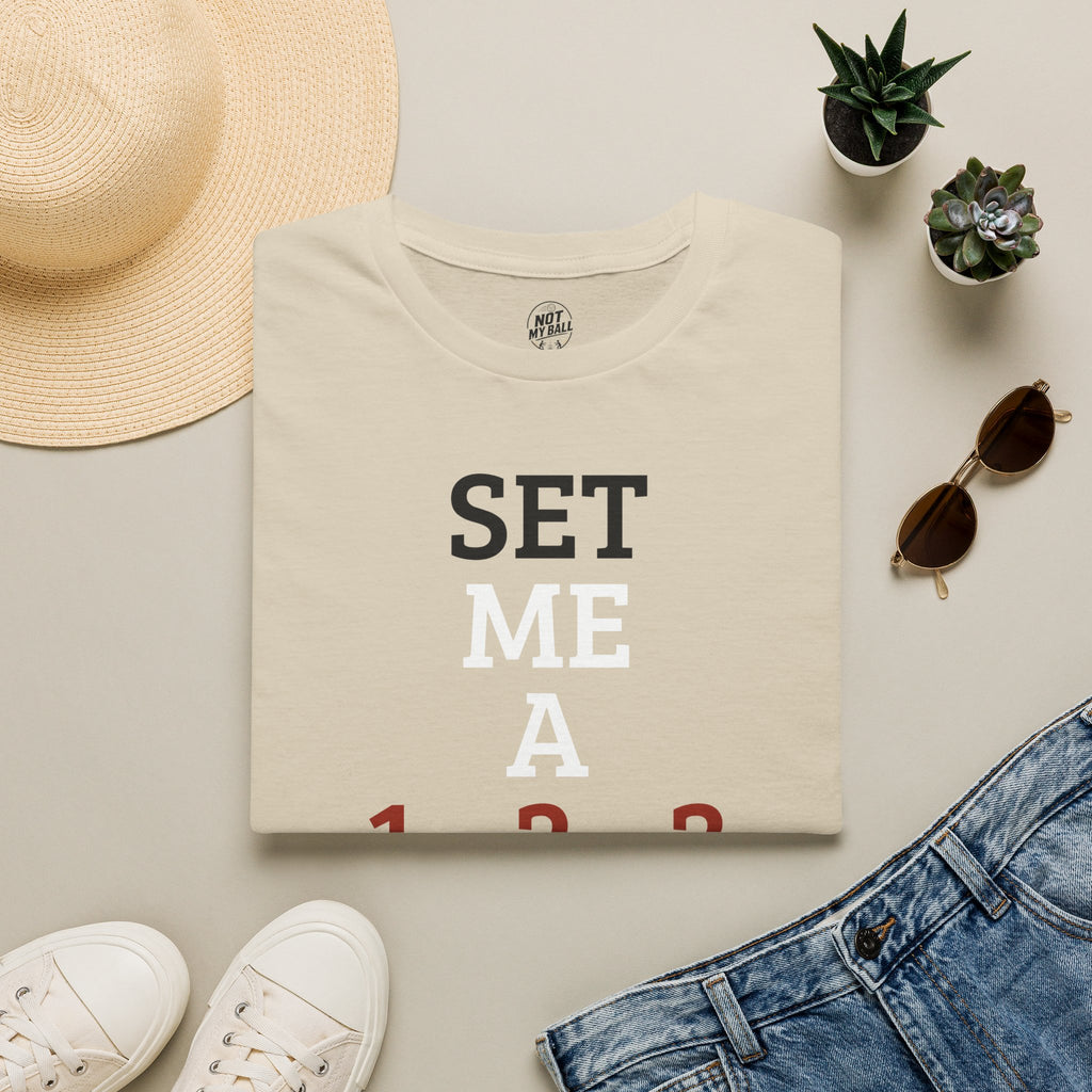 Set Me a 123 Volleyball T-Shirt