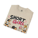 Short Girl Big Game Volleyball T-Shirt