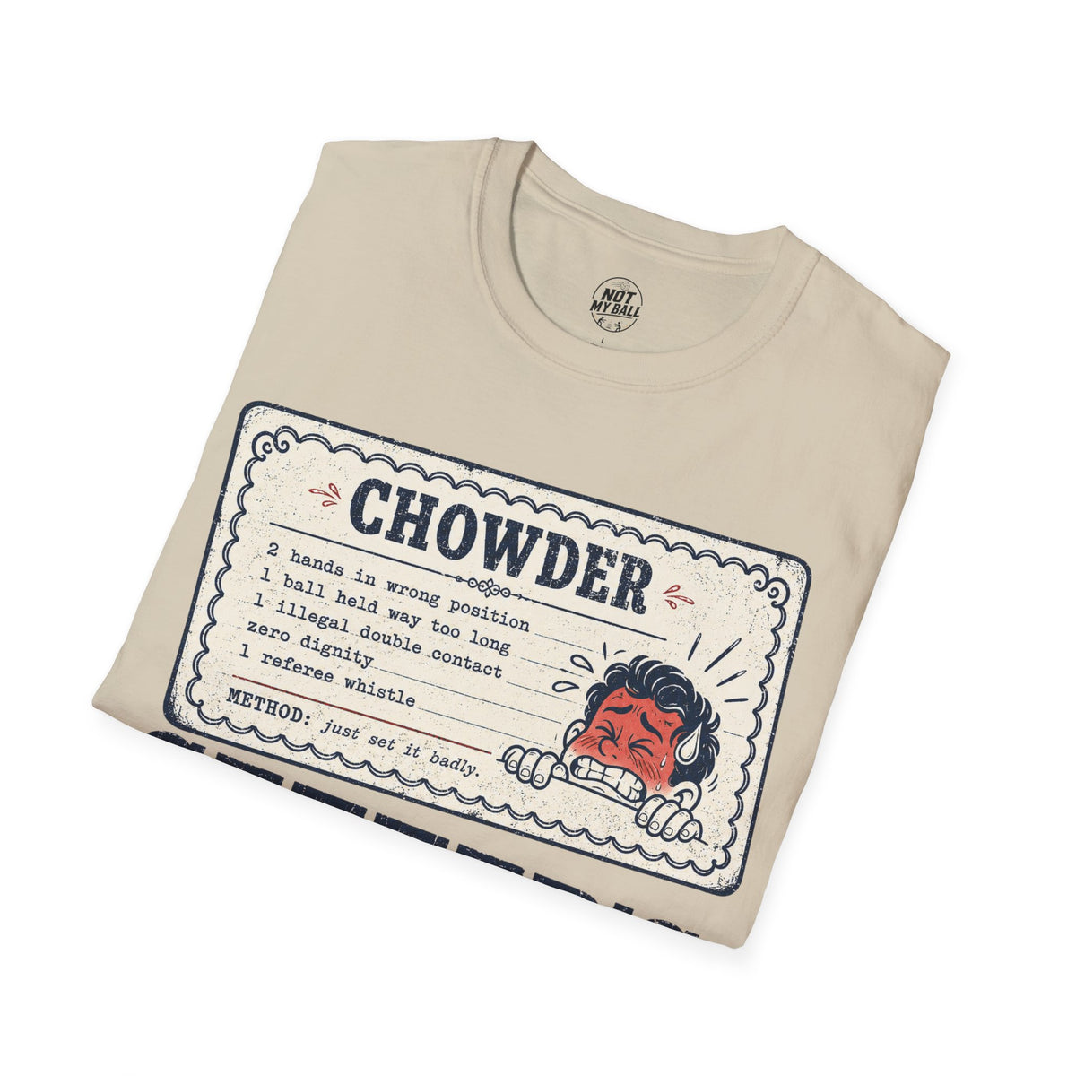 Chowder Menu Volleyball T-Shirt