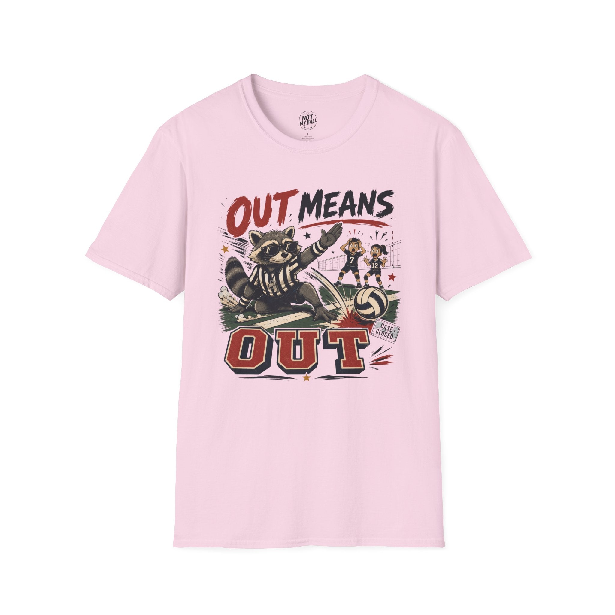 Out Means Out Volleyball T-Shirt