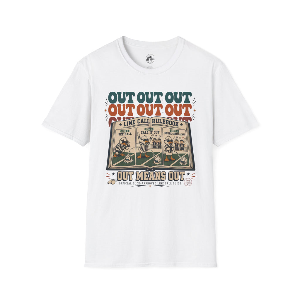 Line Call Rulebook Volleyball T-Shirt