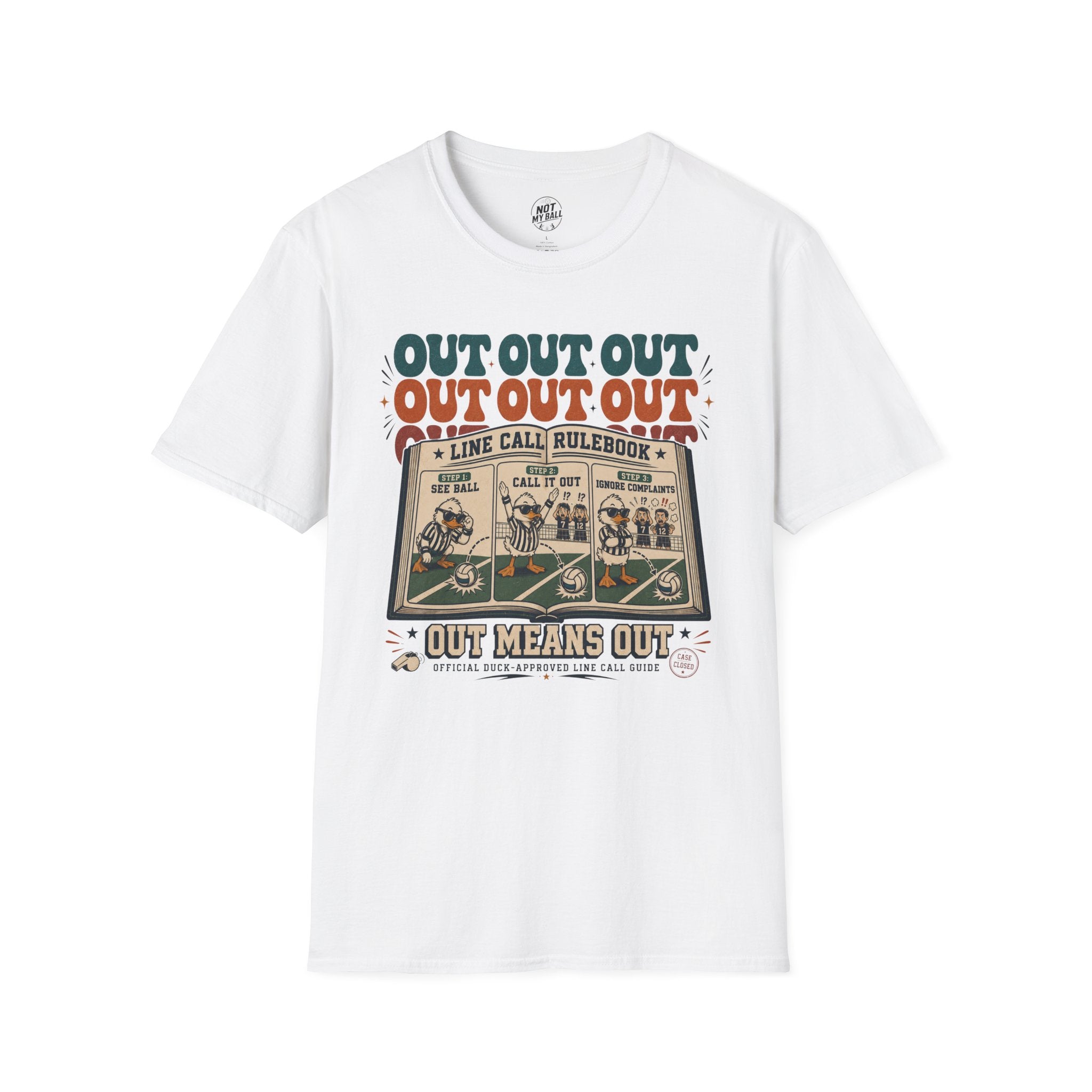 Line Call Rulebook Volleyball T-Shirt