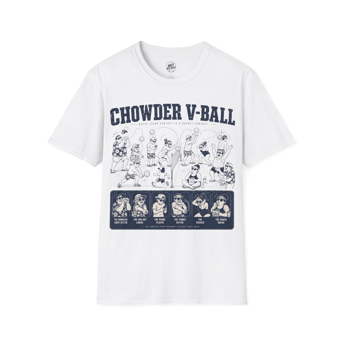 Chowder Resort Volleyball T-Shirt