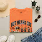 Out Means Out Duck Volleyball T-Shirt