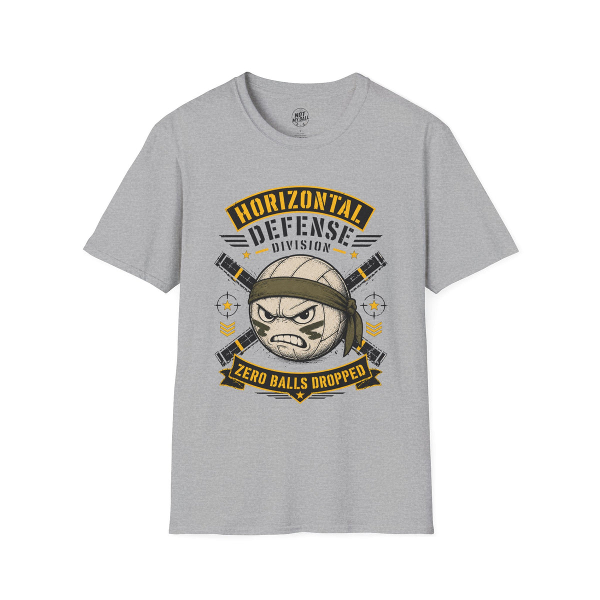 Horizontal Defense Volleyball T-Shirt