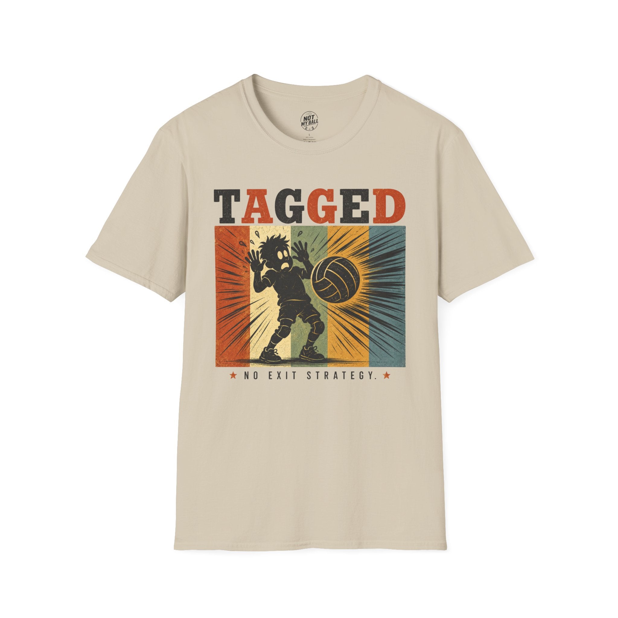 Tagged No Exit Volleyball T-Shirt